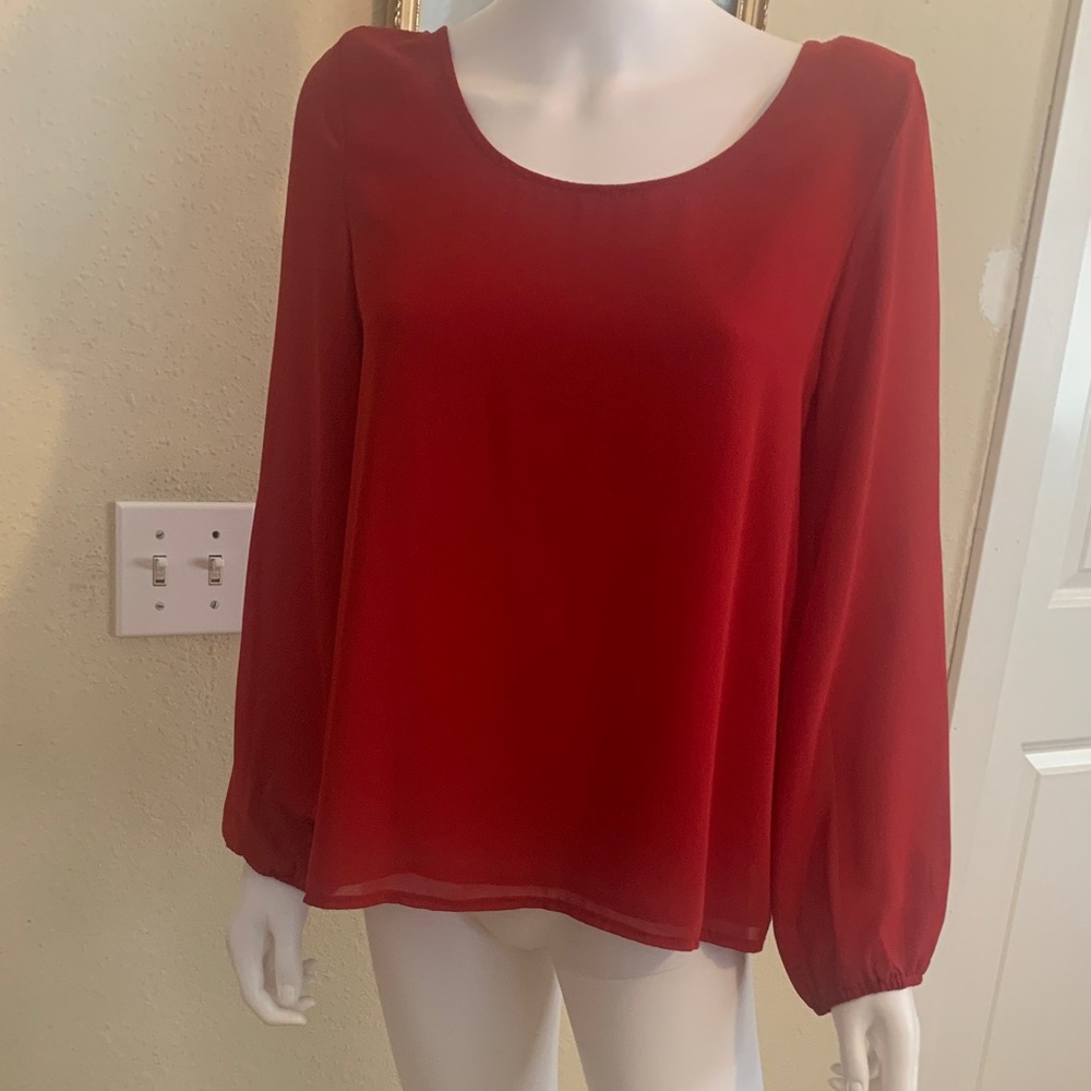 Ya Los Angeles Red Blouse